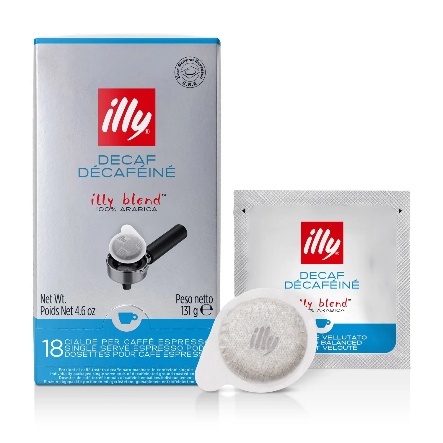 Illy E.S.E. Pods Classico Decaffeinated 1 Illy E.S.E. Pods Classico Decaffeinated