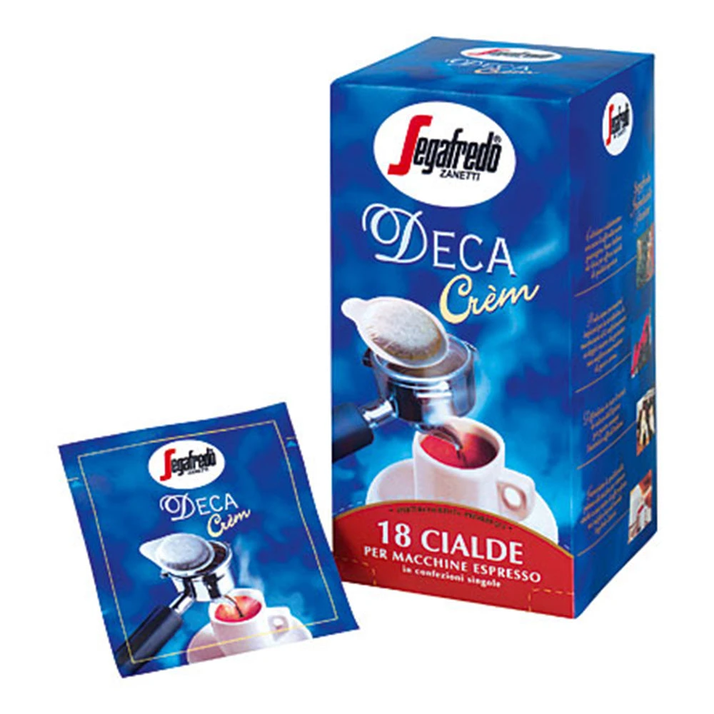 Segafredo Zanetti Deca Crem Decaf Pods 1 Segafredo Zanetti Deca Crem Decaf Pods