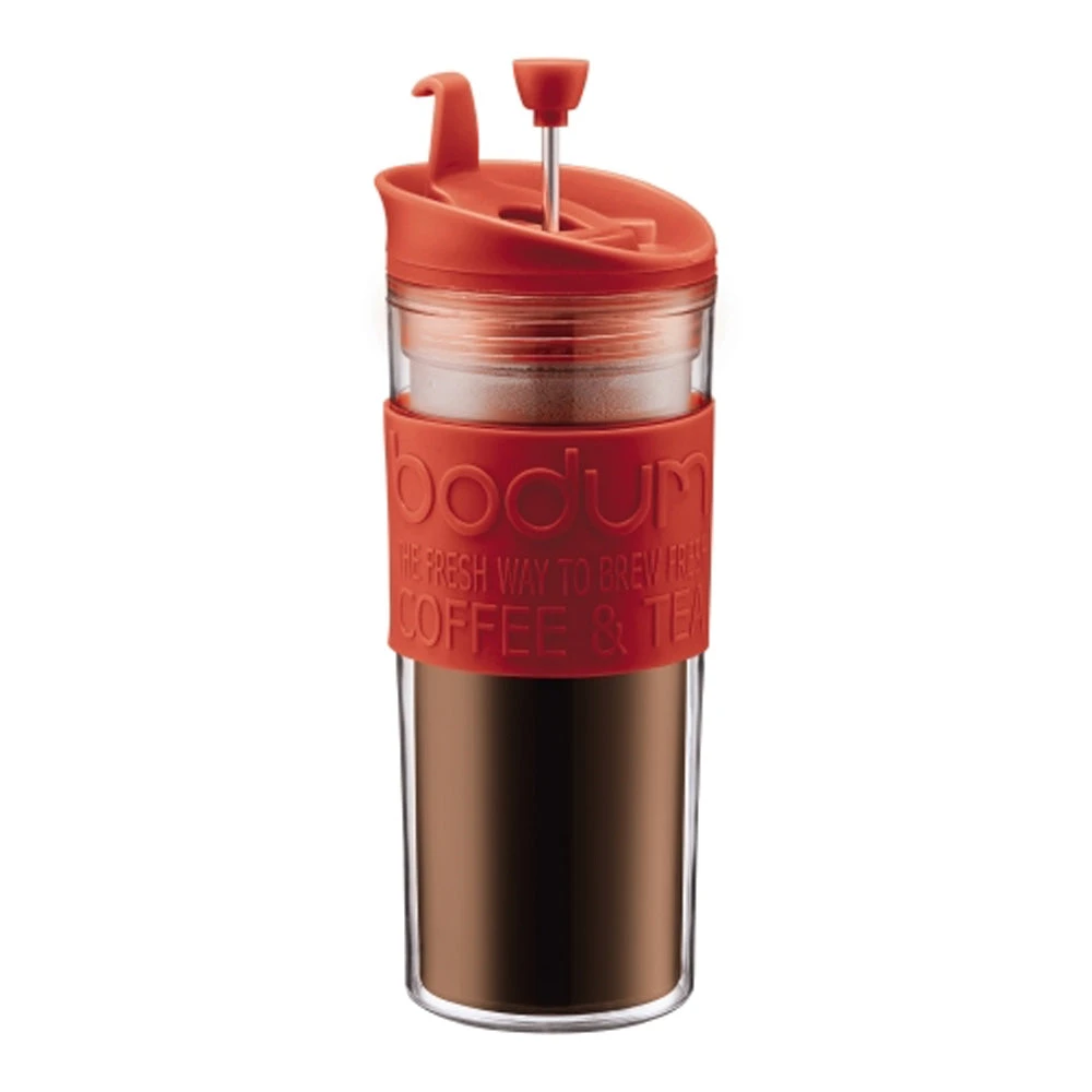 Bodum Travel Coffee Press In Red 1 Bodum Travel Coffee Press In Red