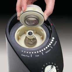 Capresso Infinity Plus Conical Burr Coffee Grinder In Black -Coffee Promotion Shop 570.01InfinityPlusBurrHR