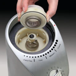 Capresso Infinity Plus Conical Burr Coffee Grinder In Metal -Coffee Promotion Shop 575.05InfinityPlusBurrHR