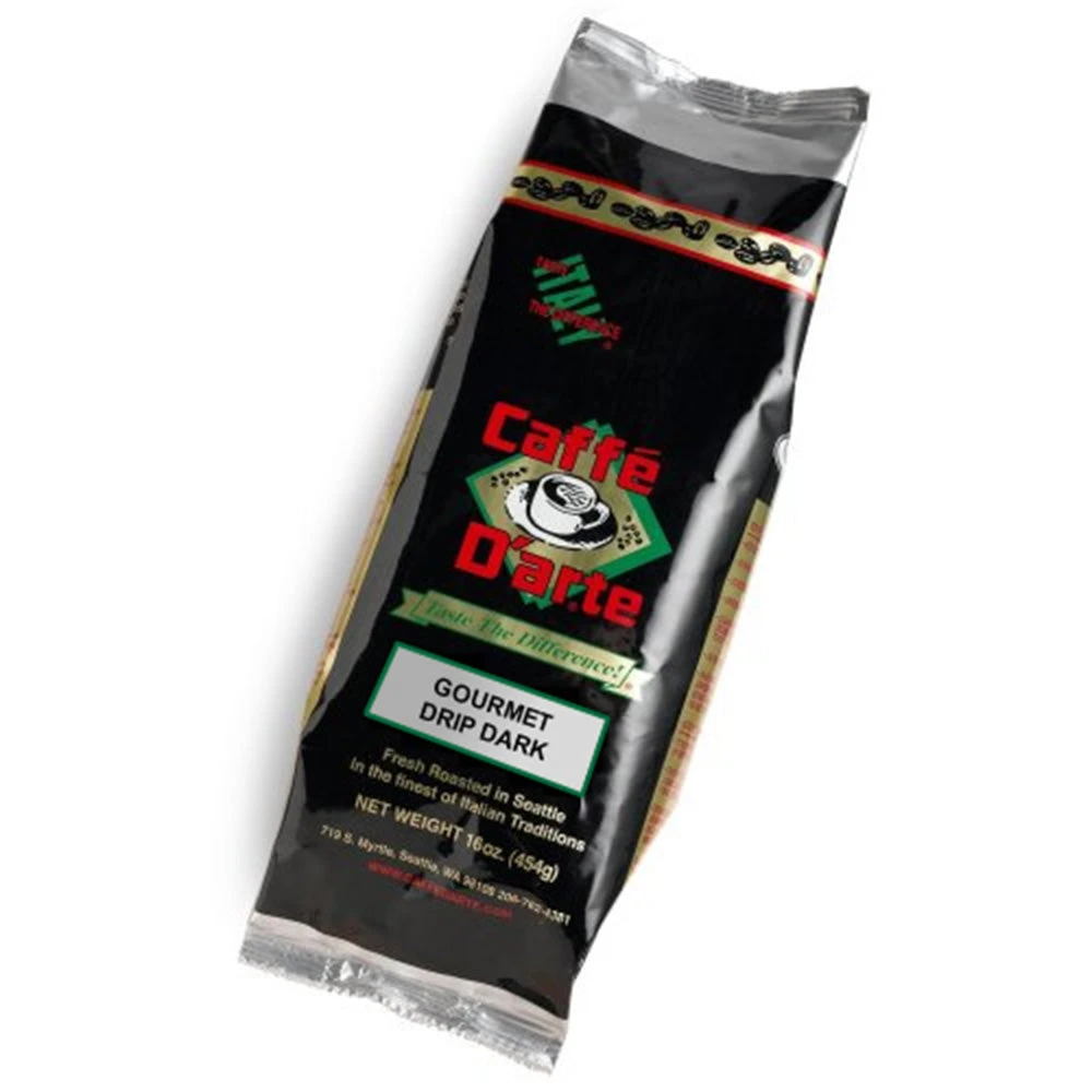 Caffé D’arte Gourmet Drip Decaf Ground Coffee 1 Caffé D’arte Gourmet Drip Decaf Ground Coffee