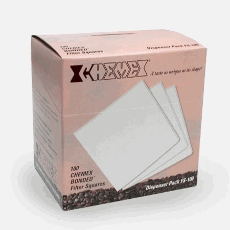 Chemex 100 Pre-Folded Filter Squares 2 Chemex 100 Pre-Folded Filter Squares - Image 2