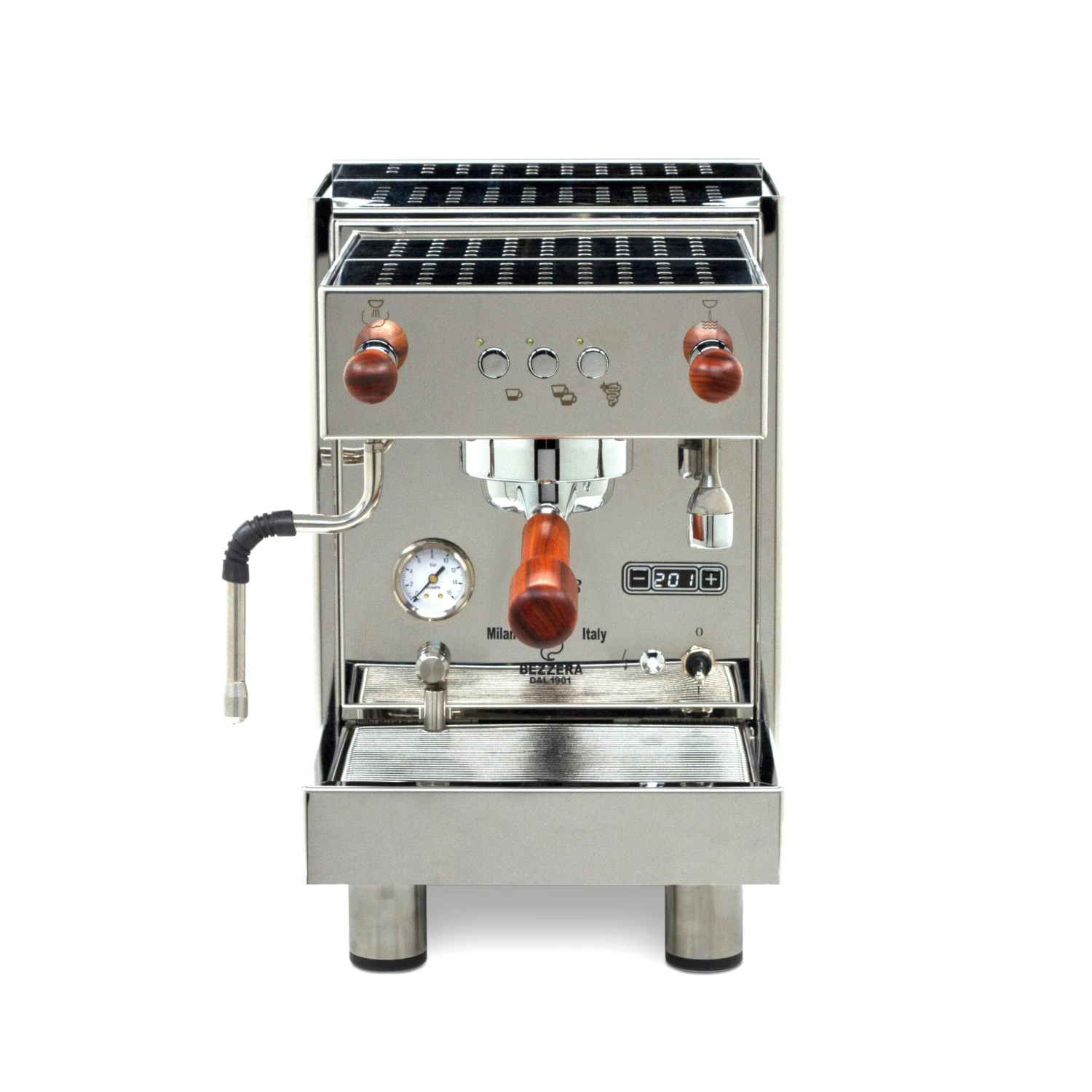 Bezzera BZ13 DE Bianco Espresso Machine - Rosewood - Special Edition 2 Bezzera BZ13 DE Bianco Espresso Machine - Rosewood - Special Edition - Image 2