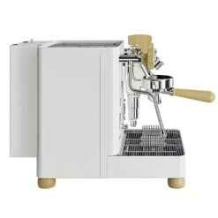 Lelit Bianca V3 Dual Boiler Espresso Machine - Matte White -Coffee Promotion Shop BiancaV3MatteWhite Side scaled