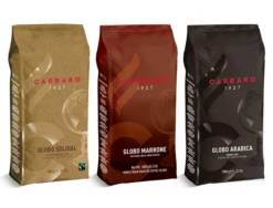 Caffe Carraro Globo Whole Bean Espresso Sampler