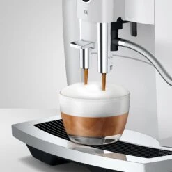 JURA E6 Automatic Espresso Machine In Piano White (NAA) -Coffee Promotion Shop E6 emo PW CupPlat CapPrep f8ac1d01 4cfb 4d36 bfc2 d5ee64245c60