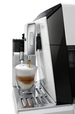 Refurbished DeLonghi Eletta Cappuccino In White ECAM44660W -Coffee Promotion Shop ECAM44660WElettaWhiteLatteCrema