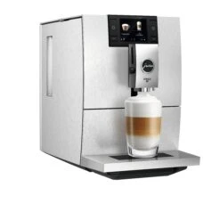 JURA ENA 8 Espresso Machine - Massive Aluminum 18 JURA ENA 8 Espresso Machine - Massive Aluminum -Coffee Promotion Shop ENA 8 Massive Aluminum angle latte macchiato