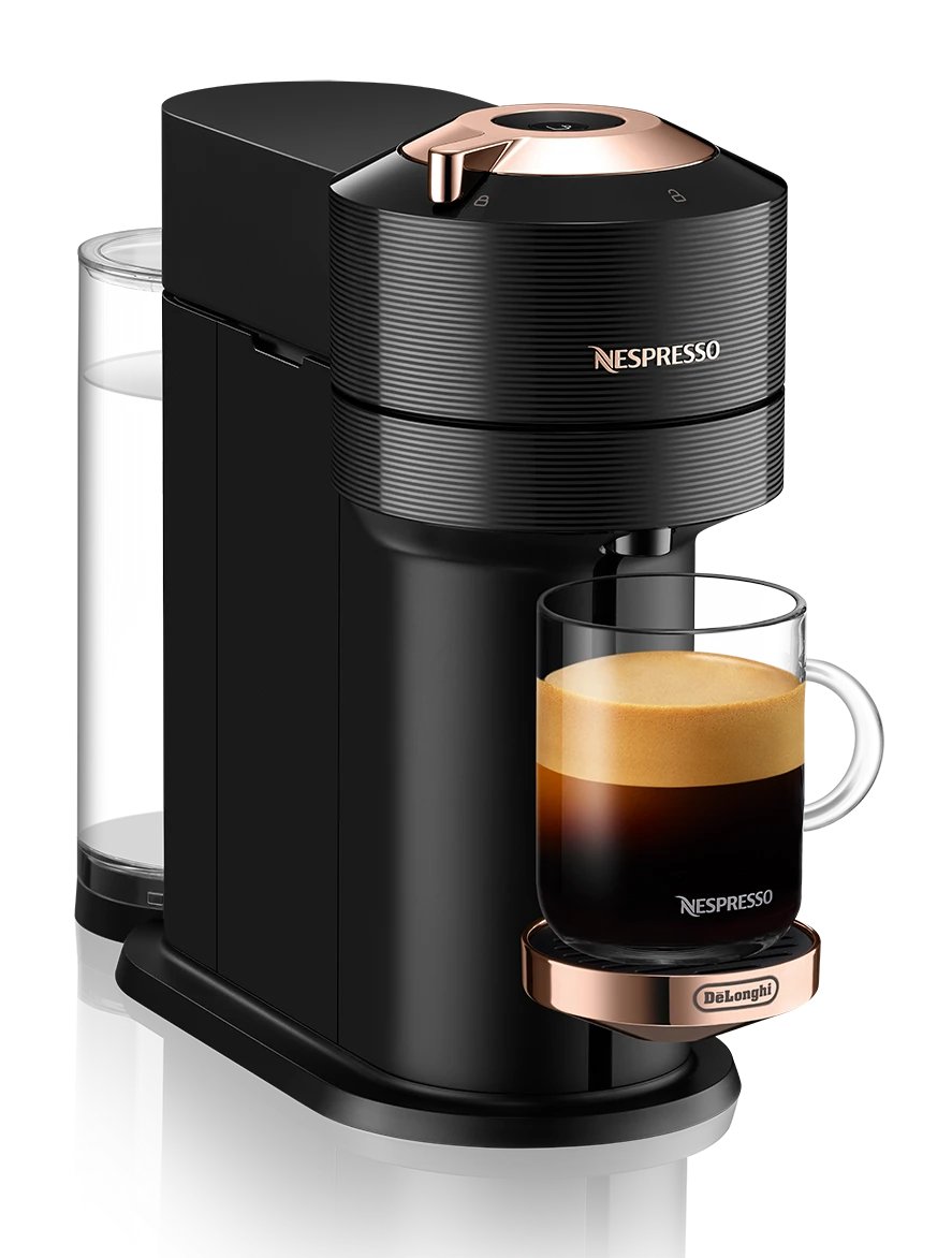 Nespresso Vertuo Next Premium Espresso Machine By DeLonghi - Black Rose Gold 2 Nespresso Vertuo Next Premium Espresso Machine By DeLonghi - Black Rose Gold - Image 2