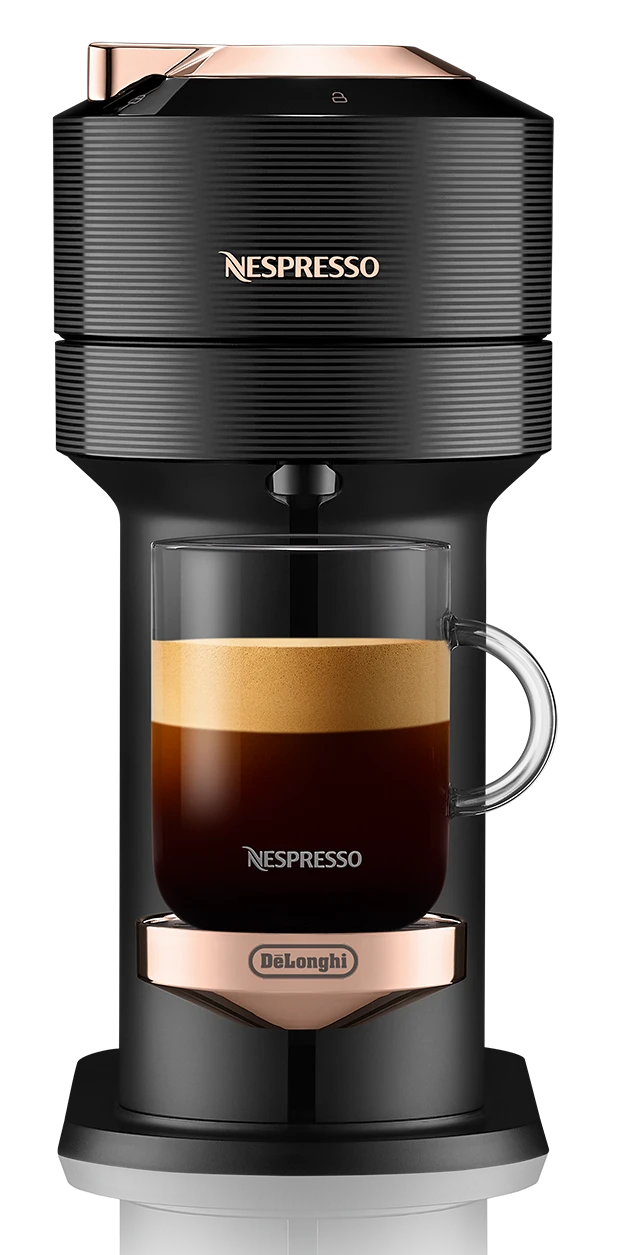 Nespresso Vertuo Next Premium Espresso Machine By DeLonghi - Black Rose Gold 1 Nespresso Vertuo Next Premium Espresso Machine By DeLonghi - Black Rose Gold