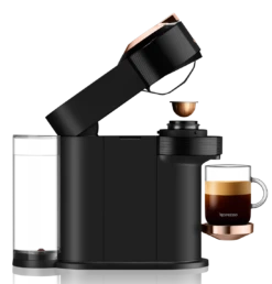 Nespresso Vertuo Next Premium Espresso Machine By DeLonghi With Aeroccino - Black Rose Gold -Coffee Promotion Shop ENV120BAE 04