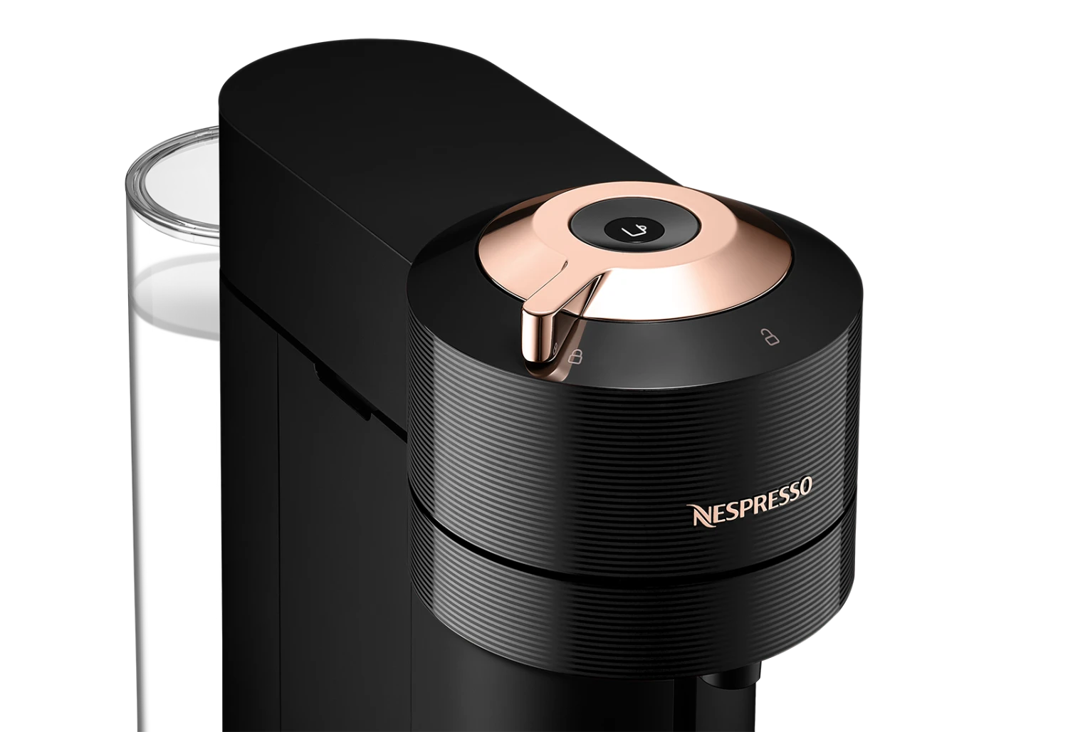 Nespresso Vertuo Next Premium Espresso Machine By DeLonghi - Black Rose Gold 5 Nespresso Vertuo Next Premium Espresso Machine By DeLonghi - Black Rose Gold - Image 5