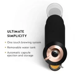 Nespresso Vertuo Next Premium Espresso Machine By DeLonghi - Black Rose Gold 19 Nespresso Vertuo Next Premium Espresso Machine By DeLonghi - Black Rose Gold -Coffee Promotion Shop ENV120BUltimateSimplicity