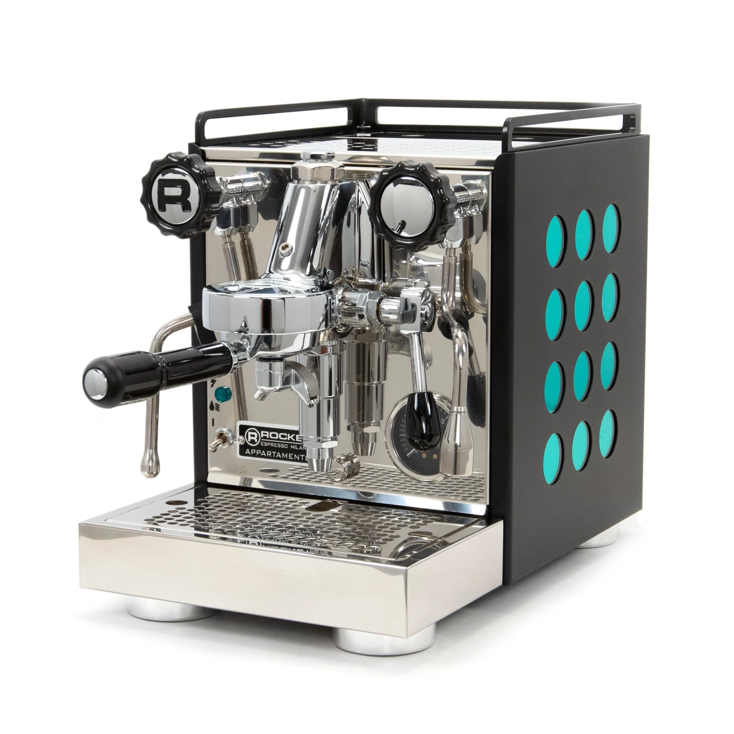 Rocket Espresso Appartamento Serie Nera Espresso Machine - Emerald Green 1 Rocket Espresso Appartamento Serie Nera Espresso Machine - Emerald Green