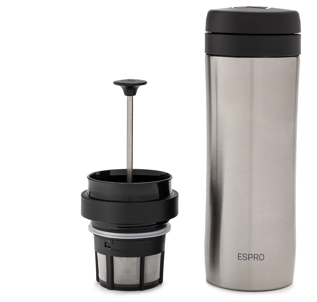 Espro P1 Travel Press For Coffee - Stainless Steel 1 Espro P1 Travel Press For Coffee - Stainless Steel