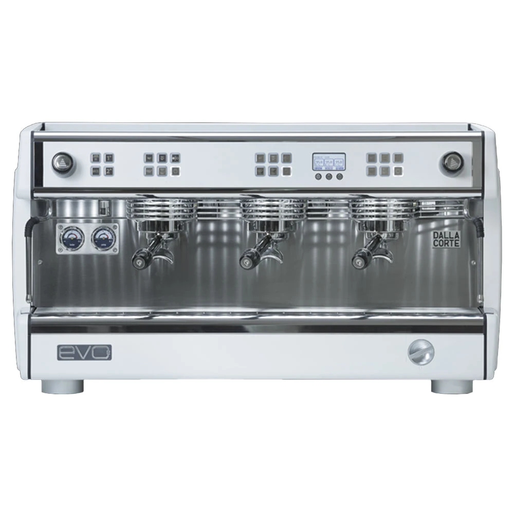 Dalla Corte Evo 2 Espresso Machine - 3-Group Arctic White 1 Dalla Corte Evo 2 Espresso Machine - 3-Group Arctic White