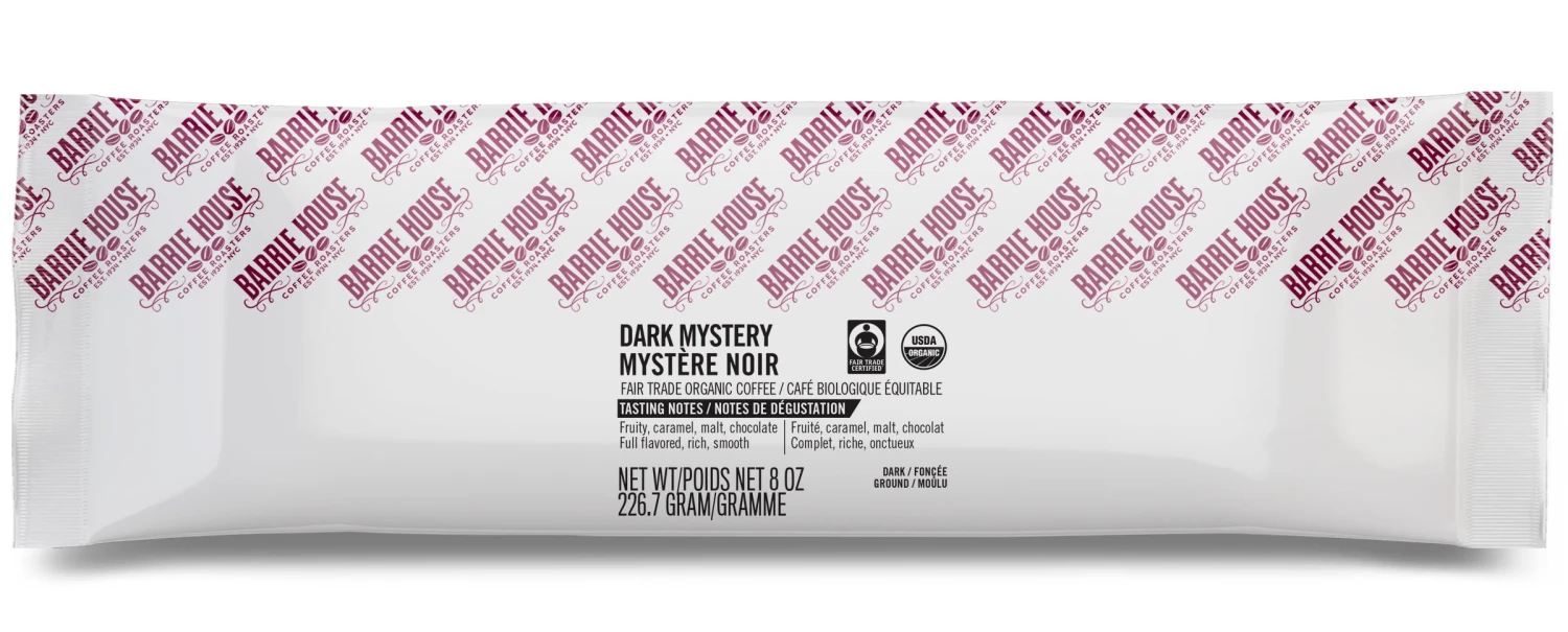 Barrie House Dark Mystery Fair Trade Organic Ground Coffee - 8oz 1 Barrie House Dark Mystery Fair Trade Organic Ground Coffee - 8oz