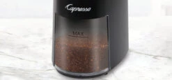 Capresso Infinity Plus Conical Burr Coffee Grinder In Black -Coffee Promotion Shop GroundsBin Grid4