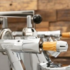 ECM Synchronika Espresso Machine With Flow Control - Olive Wood -Coffee Promotion Shop IMG 2397 scaled