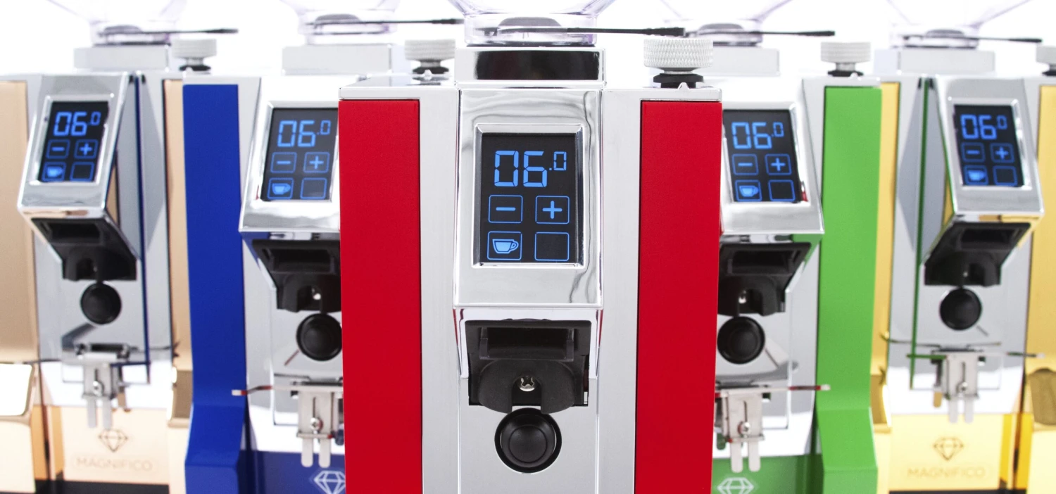 Eureka Mignon Magnifico Coffee Grinder In Blue 12 Eureka Mignon Magnifico Coffee Grinder In Blue - Image 12