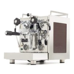Profitec Pro 600 Dual Boiler Espresso Machine With Flow Control - Wenge Quarter Cut