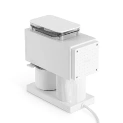 Fellow Ode Brew Grinder - Matte White -Coffee Promotion Shop OdeWhite Detail RearView