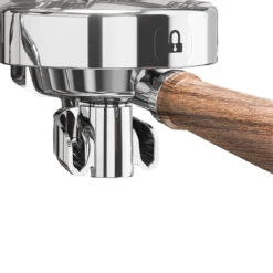 Lelit 58mm Double Spout Coffee Slide Portafilter - Walnut 4 Lelit 58mm Double Spout Coffee Slide Portafilter - Walnut -Coffee Promotion Shop PDCPF15 DNA1