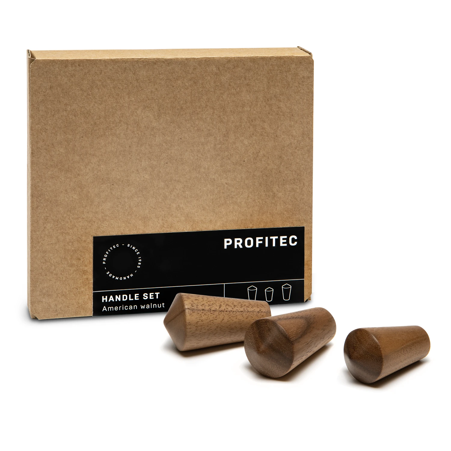 Profitec Set Of 2 Lever Valves And 1 Brew Lever - American Walnut 1 Profitec Set Of 2 Lever Valves And 1 Brew Lever - American Walnut