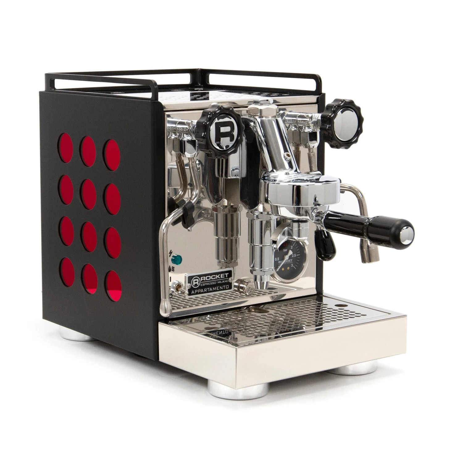 Rocket Espresso Appartamento Serie Nera Espresso Machine - Ruby 3 Rocket Espresso Appartamento Serie Nera Espresso Machine - Ruby - Image 3