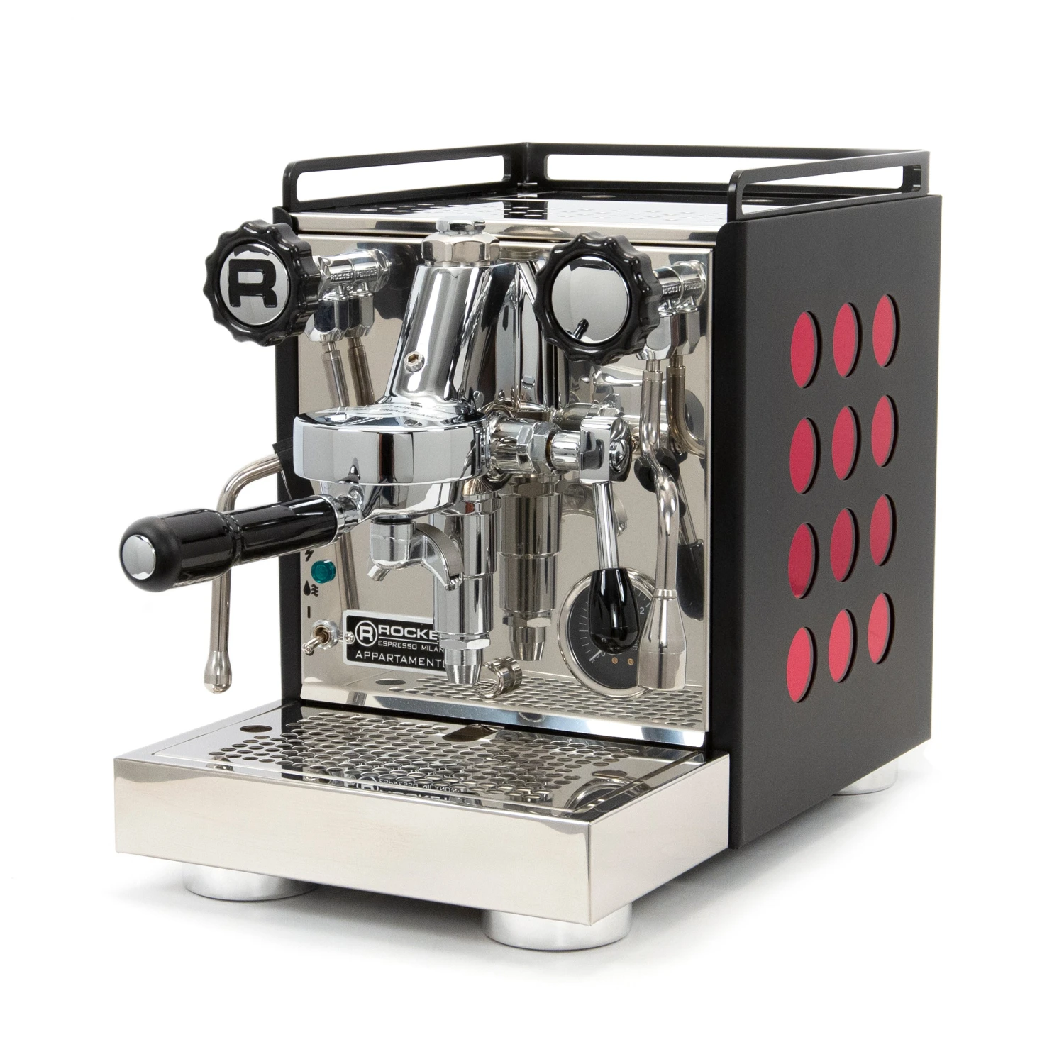 Rocket Espresso Appartamento Serie Nera Espresso Machine - Ruby 1 Rocket Espresso Appartamento Serie Nera Espresso Machine - Ruby