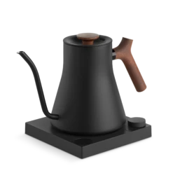 Fellow Stagg EKG Pro 0.9L Pour Over Kettle - Matte Black With Walnut Accents -Coffee Promotion Shop StaggEKGPro MatteBlackWalnut WithBase 1