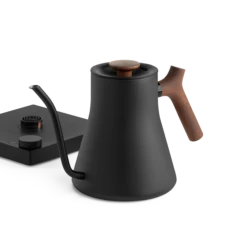 Fellow Stagg EKG Pro 0.9L Pour Over Kettle - Matte Black With Walnut Accents -Coffee Promotion Shop StaggEKGPro MatteBlackWalnut WithBase 2