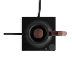 Fellow Stagg EKG Pro Studio Edition 1L Pour Over Kettle - Matte Black With Walnut Accents 11 Fellow Stagg EKG Pro Studio Edition 1L Pour Over Kettle - Matte Black With Walnut Accents -Coffee Promotion Shop StaggEKGProStudioEdition MatteBlackWalnut TopDown