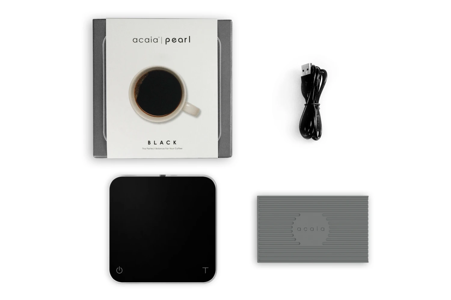 Acaia Pearl Coffee Scale In Black 2 Acaia Pearl Coffee Scale In Black - Image 2
