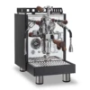 Bezzera Aria PID Espresso Machine With Flow Control - Total Black With Rosewood