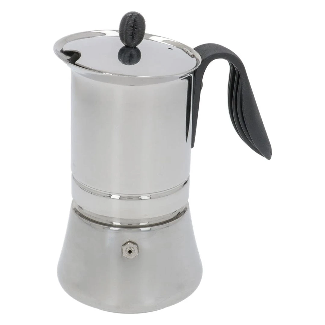 G.A.T. Moka Lady 4-Cup Stainless Steel Moka Pot 1 G.A.T. Moka Lady 4-Cup Stainless Steel Moka Pot