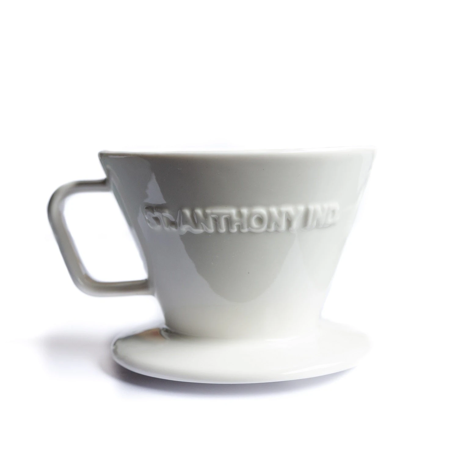 Saint Anthony Industries F70 Ceramic Flatbottom Pourover Brewer - White 1 Saint Anthony Industries F70 Ceramic Flatbottom Pourover Brewer - White